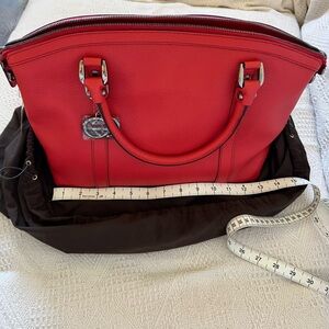 ❤️New 100%Authentic Gucci  Red Leather Handbag